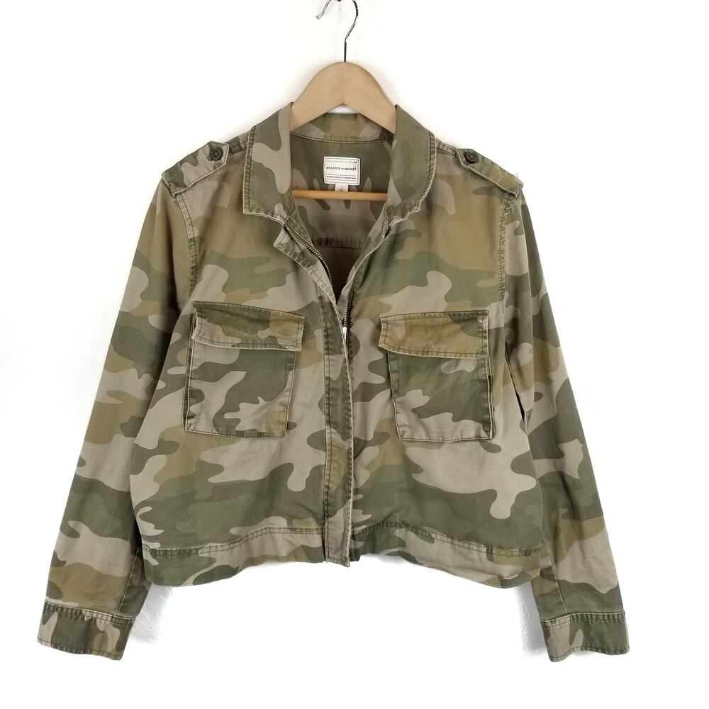 Melrose & Market Camo Jacket Size L Large - Picture 2 of 7
